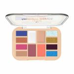 UNICB Beauty Corener Eyeshadow Highlighter Blusher Palette 12 Pigmented Matte & Shimmer Shades | Blendable Powder For Long Wear Eye Makeup With Shimmery And Metallic Finish (16.5g) (Group-A)