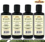 Khadi Herbal Amla Bhringraj Oil Increase Hair and Gives Strength for Healthy Hair 840ml