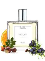 EM5 Fireplace Unisex Perfume Eau De Parfum Strong and Long Lasting Fragrance Woody Balsamic, 50 ml