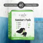 Cailin Care Cottony Antibacterial Sanitary Pads Sanitary Napkins (Total 40 Pads | XXXL | 320mm)