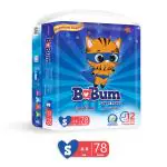 Babum Super Pants Premium Diaper Small 78 Diapers - S (78 Pieces)