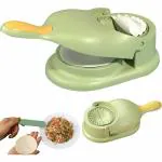 MSclassy 2 in 1 Dumpling Maker Machine Plastic Dumpling Mould Machine, Momo Maker