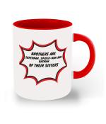 Whats Your Kick Brother Theme Pinted Red Ceramic Coffee Mug Tea Mug 325 ml 325 ML