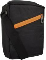 adventIQ Black, Orange Sling Bag Smart Casual Cross Body Passport Sling Bag -Boys & Girls (Black/Orange Clr)- adventIQ 095A