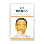 SRSAA Colloidal Gold Peel-Off Mask | Rejuvenating & Skin-Illuminating Formula | Enriched with 24K Gold and Antioxidants for Youthful, Luminous Skin | Smooths Texture, Tightens Pores, Enhances Elasticity & Brightens Dull Skin - 30g