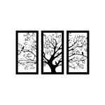 Arkasto Handcrafted Mandala Tree Wall Art - Ideal Wall Decor for Living Room, Bedroom, Home Decoration and Dining Area (Black, 40 cm * 60 cm)