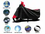 KEDIT :- Avon Motos Trend E Motorcycle Bike/Scooty Cover (Red Patta Colour) Water Resistant - UV Protection & Dust Proof Imported Fabric Quality,Sun Protection,Weather Bike - Scooty Two Wheeler Body Cover Avon Motos Trend E