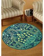 Status Assorted Nylon Taba Round Rug - 30 inch x 30 inch Pack of 1