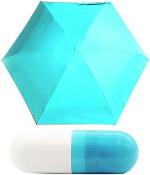 RANGPARIYA Capsule Umbrella UV Protection Tablet Umbrella For Rain Windproof & Sun Protection Features, Folding Automatic Open Compact Capsule Case For Men Women Kids