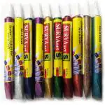 aizelx Glitter Glue Set of 10 Big Bottles 25ML of Multi Color for Art and Craft Decoration Birthday Gift Set Summer Project School Craft Projects