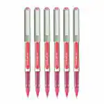 Uni-ball 157 Pink Ink Eye Roller Ball Pen 0.7 mm (Pack of 6)