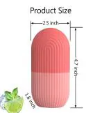 Ice Face Roller Massager, Ice Cube Roller for Face, Eyes and Neck Naturally Conditioning and Skin Care, De-Puff Eye Bags, Reduce Migraine Pain, Reusable Massage Silicone Ice Mold