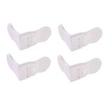 BabySafeHouse Right Angled Safety Lock For Cabinets, Drawers & Appliances, Child Safety Latch (4 Pcs)