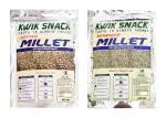 Kwik Snack Combo Pack of 2 - Foxtail & Barnyard Millets Unpolished Pouch (400 GM Each)