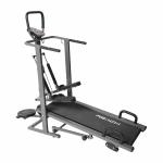 Reach T100 Manual Treadmill GREY Walking Running Machine For Home Gym 4 In 1 MultiFunctional Treadmill Foldable With Manual Incline Perfect Exercise Equipment For Full Body Workouts