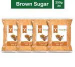Trinetra Brown Sugar 1 kg (250g X 4 Pack)