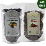 Farmbean Premium Whole Spices Combo Pack of 2 -450Gms (Clove 200g , Pepper 250g)