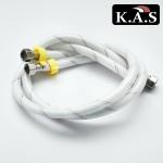 K.A.S Chrome Plated PVC Regular Water Connection Tube Insert Brass Clamps 36 I Strong and Durable I Resistant to wear and tear