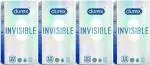 Durex Invisible Super Ultra Thin Condom (4 Packs, 10 Condom Each)