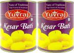 Yuvraj Sweets Kesar Bati rajasthani mithai Combo Tin Pack 2 (1 kg x 2)