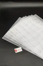 Satyam Kraft White Cross Stitch Canvas Sheet For Sewing Embroidery 12X10 inch (6 Pcs)