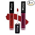 Forfor Angel Red, Moon Maroon Liquid Matte Lip Color 4 Ml (Pack Of 2)