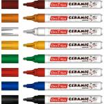 SONI OFFICE MATE Ceramic Paint Marker-Pack of 8 (Set of 8, Multicolor)