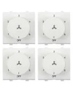 Anchor by Panasonic Penta Modular 2M 100W Polycarbonate White Fan Regulator (Pack of 4)