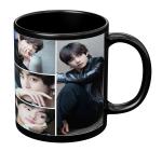 NH10 DESIGNS BTS Music Band Printed Coffee Mug for Girls Boys Friends Kids Best Birthday Gift Return Gifts for BTS Group Lover Printed BTS Mugs (Microwave Safe Ceramic Coffee Mug-350ml) - BKPM 46