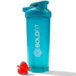 Boldfit Gym Shaker for Protein Shake Leakproof Shaker Bottles - Aqua Green, 700ml