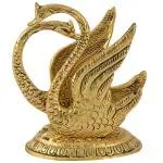 CRAFTAM Oxidize Metal Golden Swan Duck Shape Napkin, Tissue Paper Holder for Dining Table 10x7x11 CM