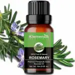 Elemensis Naturals Pure Rosemary Essential oil for hair growth, good vibes, Face & skin, Natural Therapeutic Grade rosemary oil