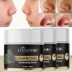 Leandros Charcoal Scrub, 100 G Each (Pack Of 3)