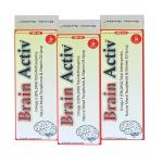 BRAIN ACTIV Omega ( EPA, DHA ) Total Anthocyanins , Natural Mixed Tocopherols & Vitamin D3 Syrup 200ml (Pack_of_3).