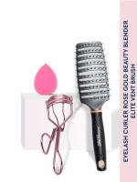 GUBB Set Of 4 Eyelash Curler - Hair Brush Foundation Brush