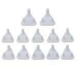 KANBI Safety Electric Switch Board Dummy Socket Plug Cover Guards, White, (DUMMY-PLUG-12)