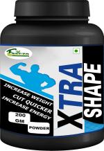 Riffway Xtra Shape Weight Gain Powder | Heavy Mass Gainer Protein Powder For Men Women Weight Gainers/Mass Gainers (200 g, No Flavour)