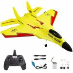 G.FIDEL Rc Airplanes, Remote Control Airplanes Glider 2.4 GHZ, Easy to Fly Remote Control Fighter, Epp Foam Rc Aircraft with Automatic Balance Gyro for Kids/Adult Kids(Multicolor)