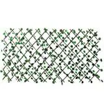 Wonderland Green Plastic Trellis Fence Panel - 30.5 x 2.5 cms