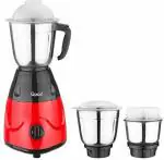 GIXOO Multicolor Stainless Steel Gem Pro Mixer Grinder 600 Watt - 3 Jars
