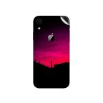 GADGETSWRAP Printed Vinyl Skin Sticker for Apple iPhone XR - Dark Pink Sky