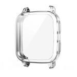 LIRAMARK Soft TPU Front Protection Case Cover for Garmin Venu Sq/Venu Sq Music (Transparent)