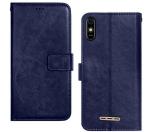 Mintak Lava Z61 Pro Blue Thermoplastic Polyurethane Mobile Flip Cover
