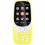 Nokia 3310 Dual SIM Feature Phone with MP3 Player, Wireless FM Radio and Rear Camera, yellow