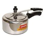 Sun-Kwik Smart Saver Deluxe Silver Aluminium Pressure Cooker with Inner Lid 2 L