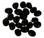 Kesar Zems Black Wood Chirmi Beads Goonja Gurivinta Seeds (Pack Of 101)