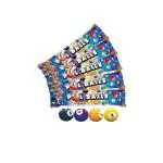 Tosca Pool Ball Bubble Gum Candy | Fruit flavoured Bubble gum (Pack of 5)