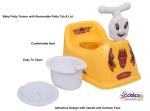 Odelee Yellow Potty Training Seat with Removable Bowl and Closable Cover