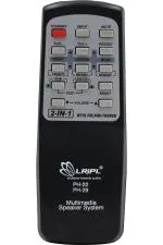 LRIPL Remote Controls for Philips Multimedia Speaker Working with Home Theater (Black)