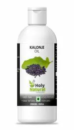 Holy Natural Cold-Pressed Black Seed/Nigella Sativa/Kalonji Seeds Oil (100ml), For Edible, Hair and Skin Care | Weight loss, Immunity Booster | Hair Growth, Hair Fall | Skin Glow, Skin Softness.